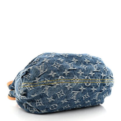 Louis Vuitton Monogram Denim Pleaty Blue 4 of 10