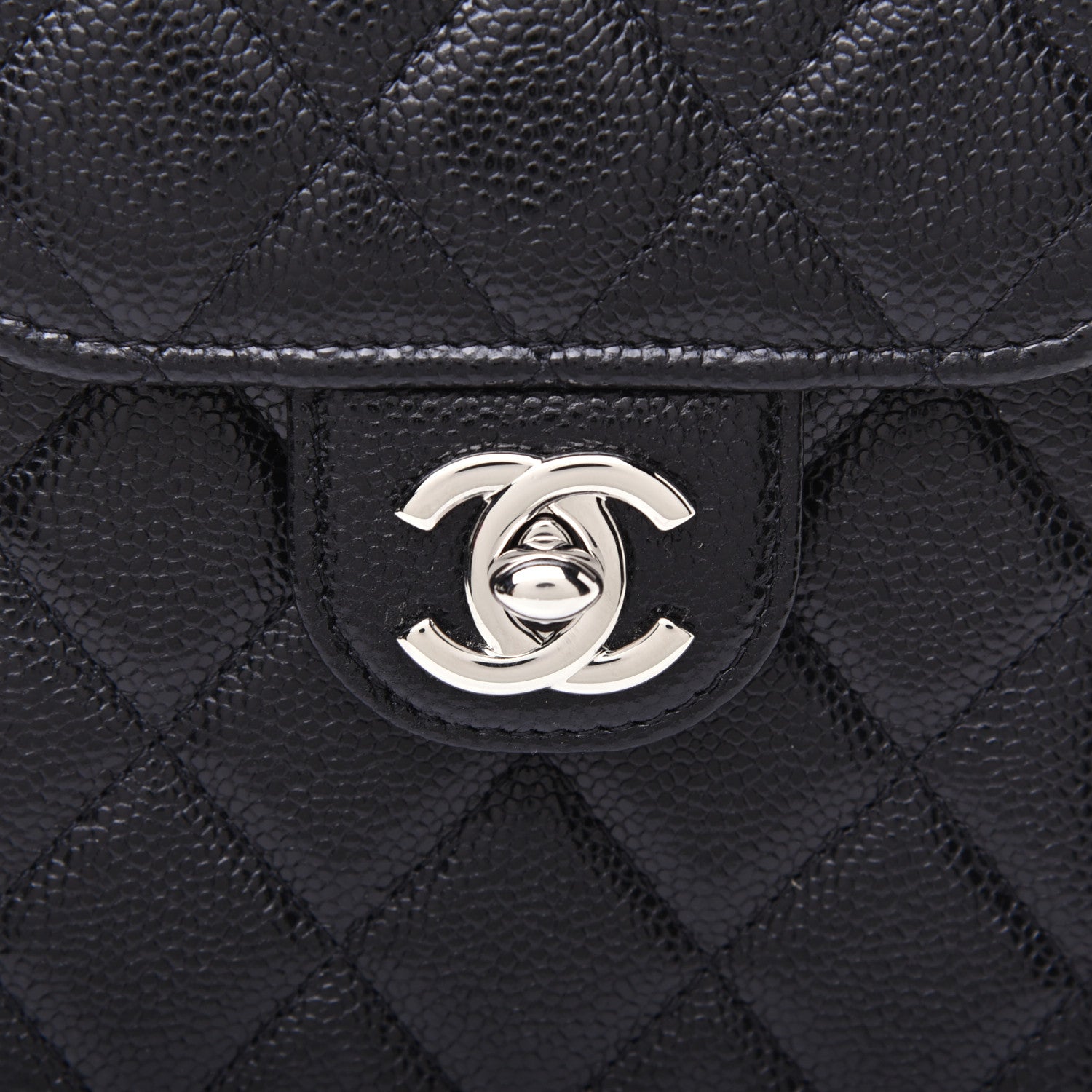 Chanel Caviar Quilted Classic Phone Holder Black 12 of 14
