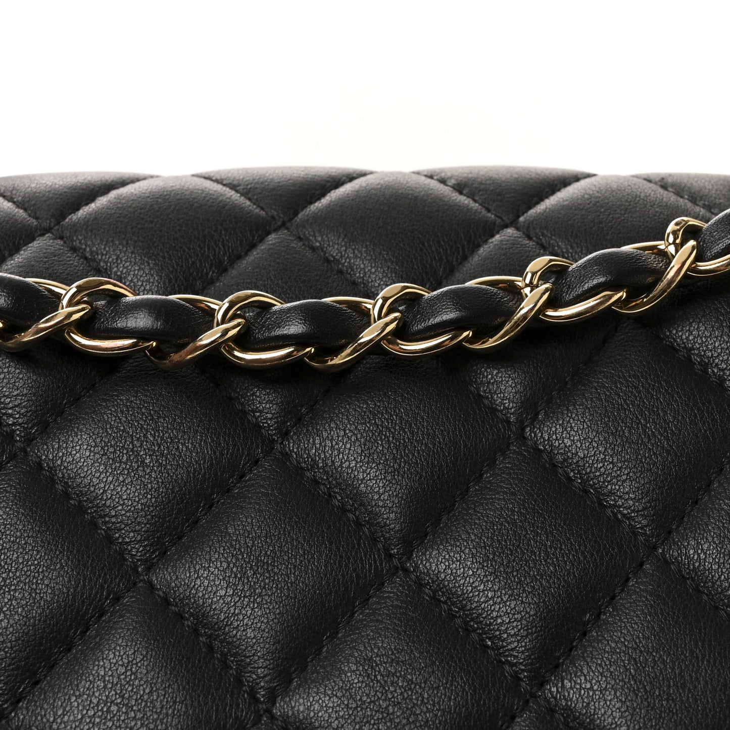 Lambskin Quilted Large Urban Spirit Backpack Black