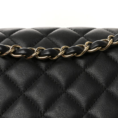 Chanel Lambskin Quilted Large Urban Spirit Backpack Black 8 of 10