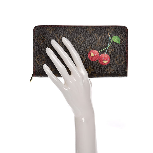 Monogram Cerises Zippy Wallet