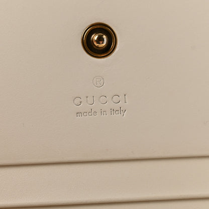 Gucci Guccissima Cherries Card Case Wallet White 6 of 11