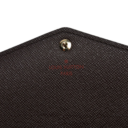 Louis Vuitton Damier Ebene Sarah Wallet NM 6 of 7
