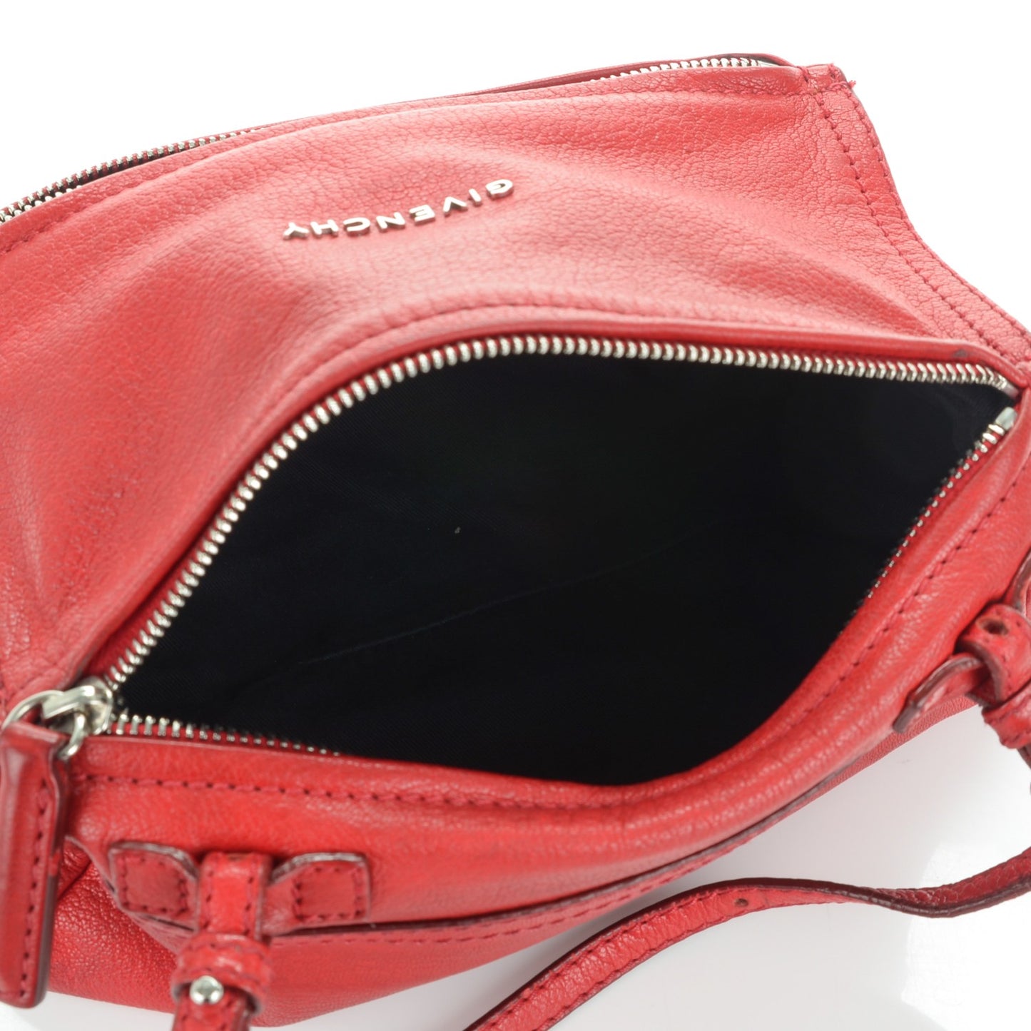 Sugar Goatskin Mini Pandora Red