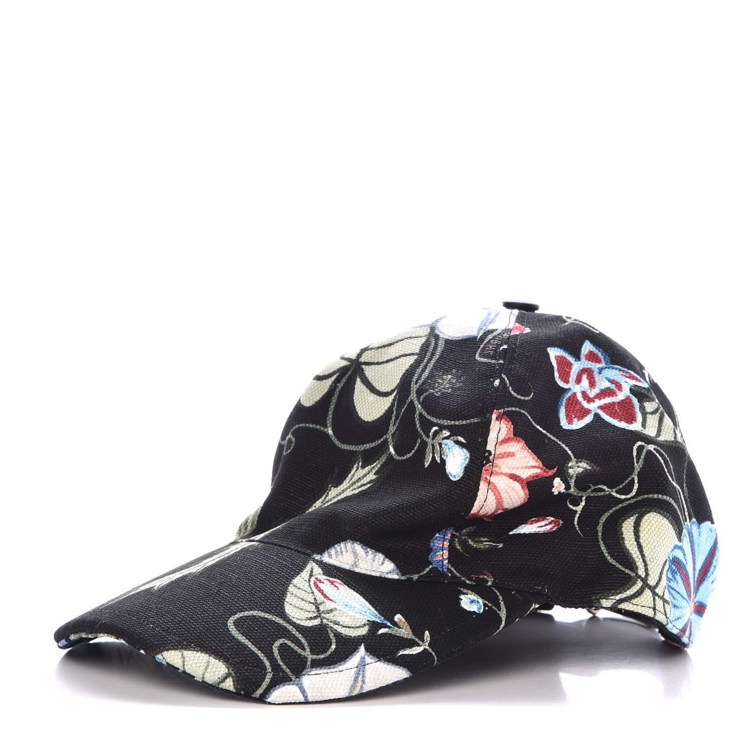 Gucci Canvas Flora Knight Baseball Hat S Black 1 of 7
