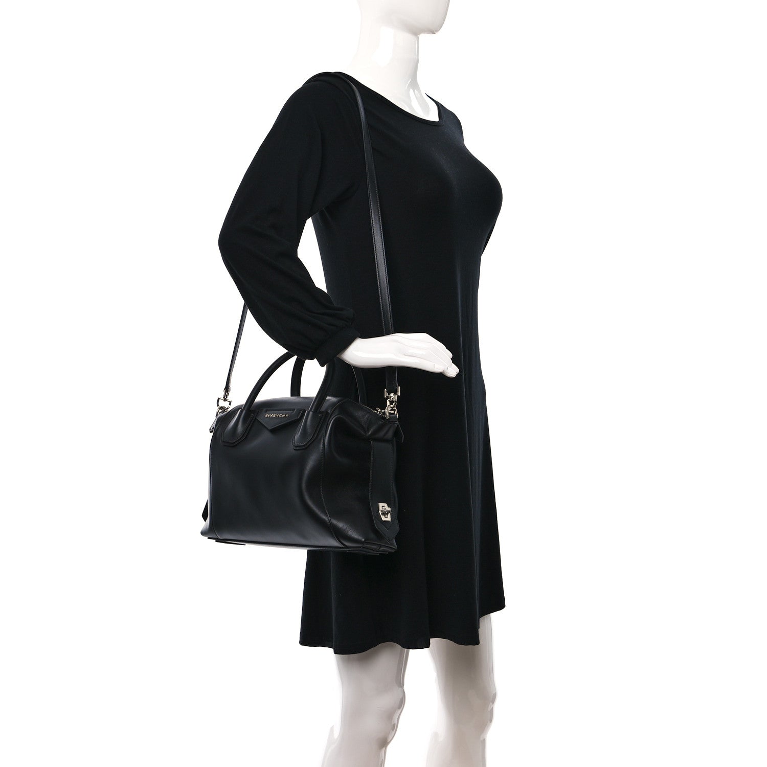 Givenchy Smooth Calfskin Small Soft Antigona Black 3 of 8