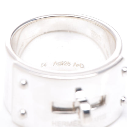 Hermes Sterling Silver Kelly GM Ring 54 7 5 of 6