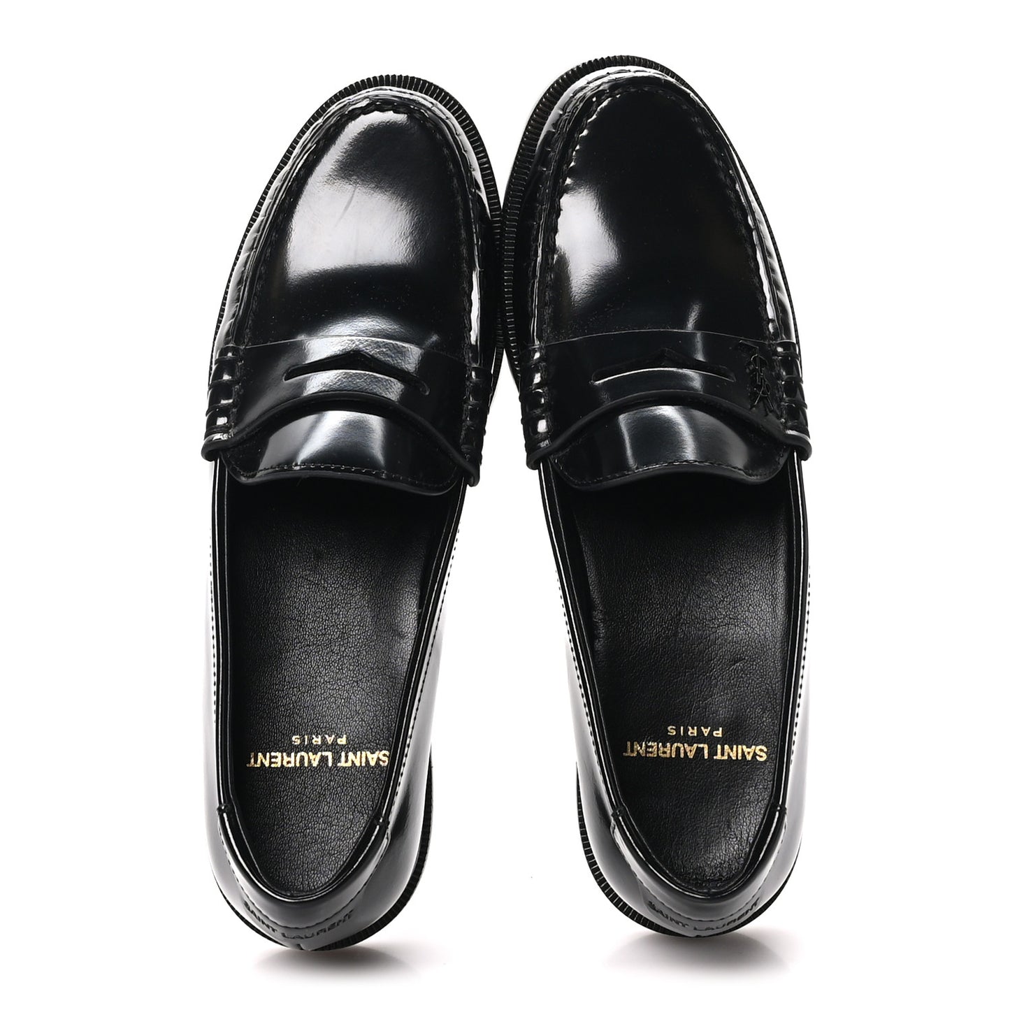 Magnum Lux Chunky Le Loafer Penny Slippers 35.5 Black