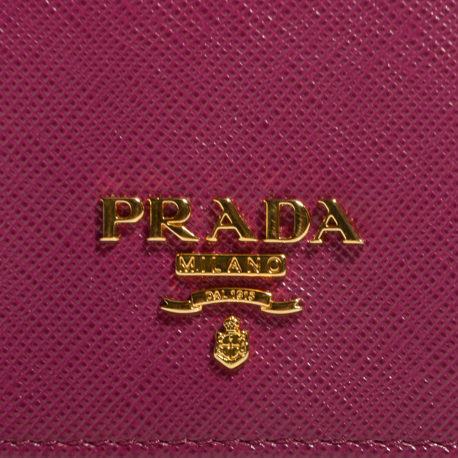 Prada Saffiano Metal Continental Flap Wallet Ametista 8 of 10