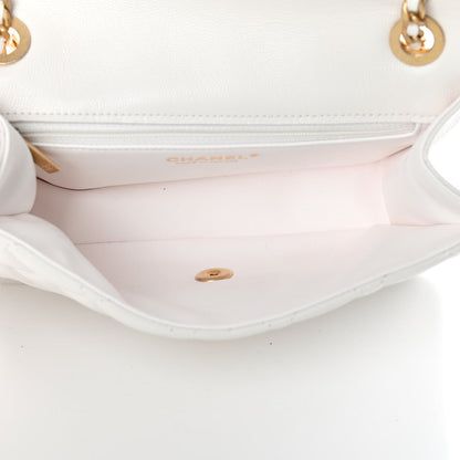Chanel Caviar Quilted Medium Sweet Classic Flap White 4 of 4