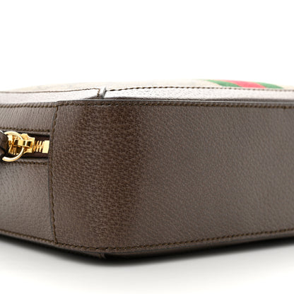 Gucci GG Supreme Monogram Web Small Ophidia Top Handle Shoulder Bag Brown 9 of 12