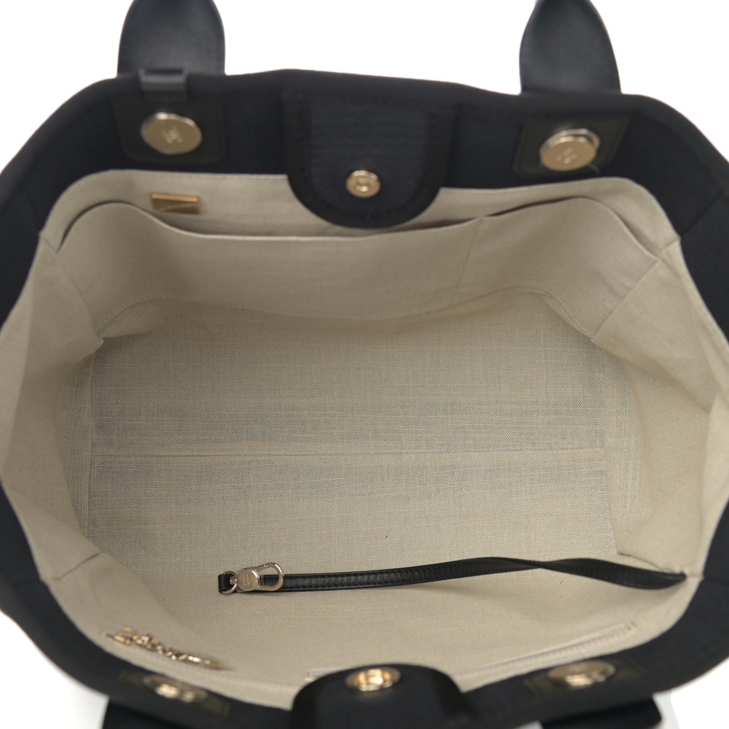 Mixed Fibers Small Deauville Tote Black