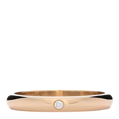 Cartier 18K Yellow Gold Diamond 2.6mm 1895 Wedding Band Ring 47 4 1 of 4