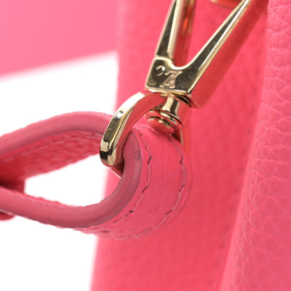 Louis Vuitton Taurillon Capucines Mini Fluo Pink 10 of 10