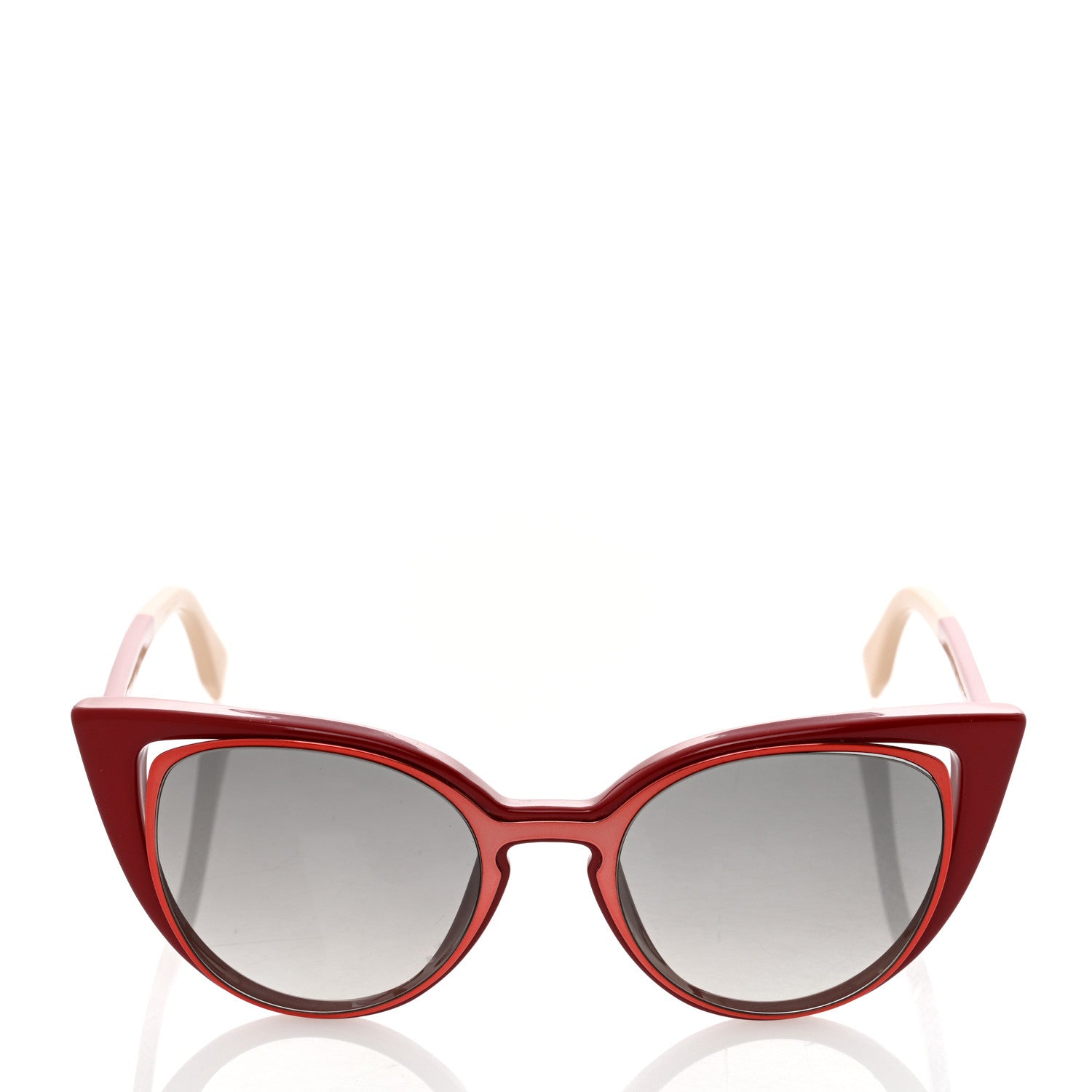 Fendi Cat Eye Paradeyes Sunglasses FF 0136/S Red 2 of 6