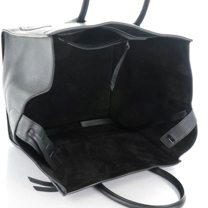 Celine Supple Calfskin Medium Phantom Luggage Black 6 of 9