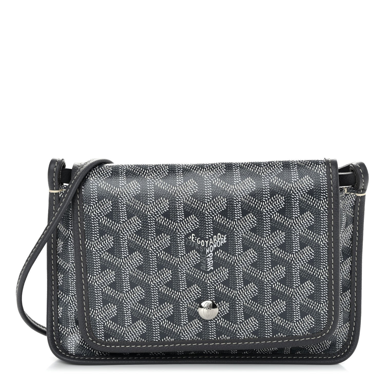 Goyard Goyardine Plumet Wallet Clutch Grey 1 of 10