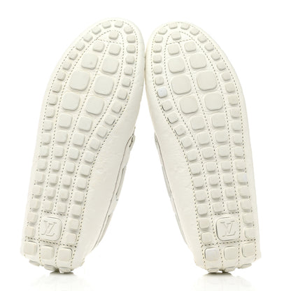 Louis Vuitton Empreinte Mens Arizona Car Shoe Moccasin Loafers 8 White 5 of 8