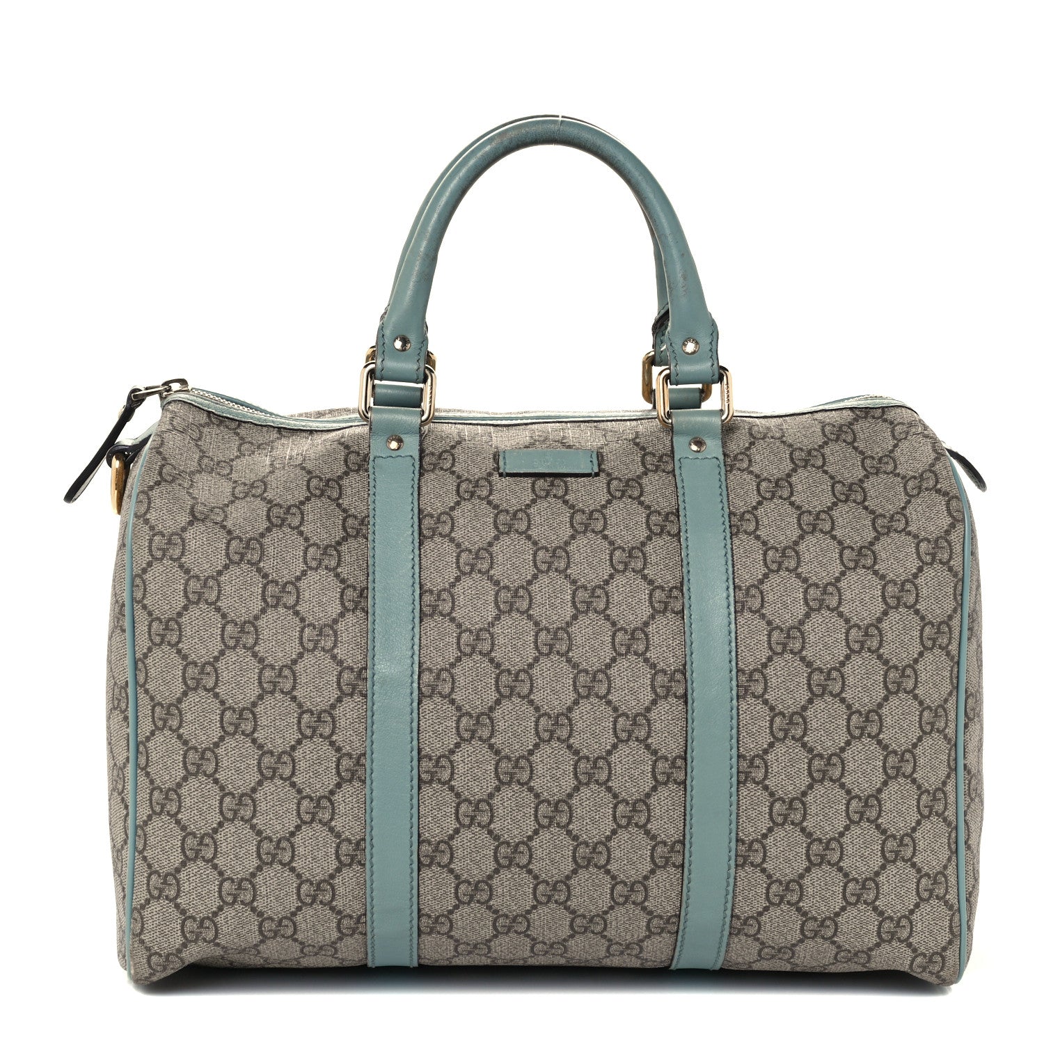 Gucci GG Plus Monogram Medium Joy Boston Light Blue 1 of 12