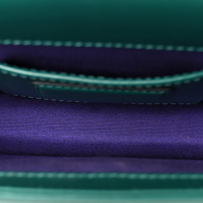 Bulgari Calfskin Small Serpenti Forever Snake Strap Crossbody Bag Emerald Green 6 of 12