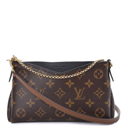 Louis Vuitton Monogram Pallas Clutch Black 1 of 8