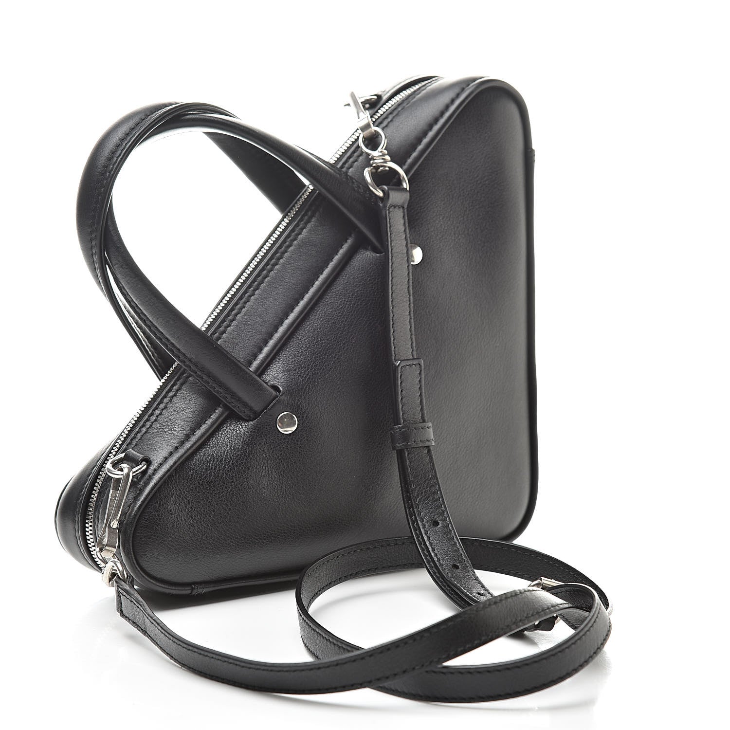 Balenciaga Calfskin XS Triangle Duffle Black 3 of 12