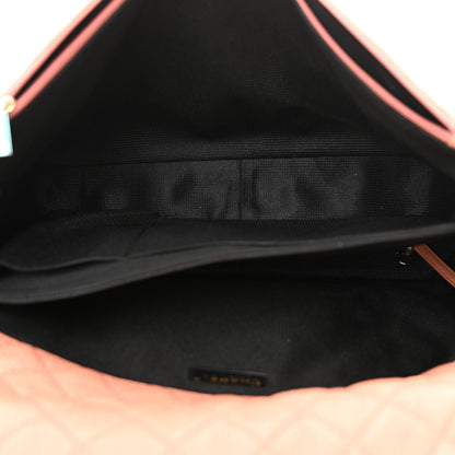 Chanel Calfskin Quilted XXL Travel Flap Bag Pink 5 of 11