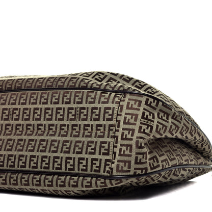 Fendi Zucchino Vitello Shopping Tote Tobacco Moro 9 of 9