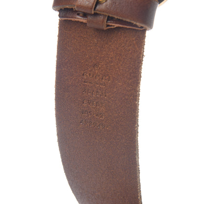 Gucci Faded Calfskin Double G 40mm Belt 105 42 Cuir 5 of 5