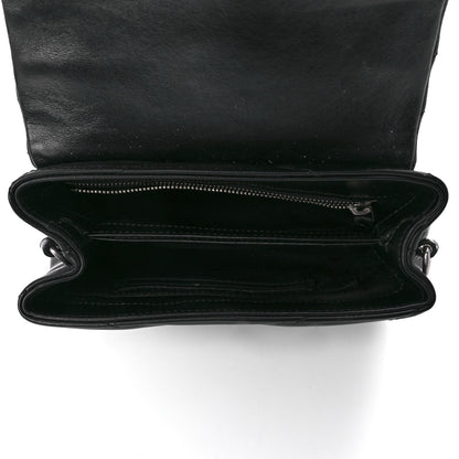 Saint Laurent Calfskin Y Quilted Monogram Toy Loulou Crossbody Bag Black 5 of 12