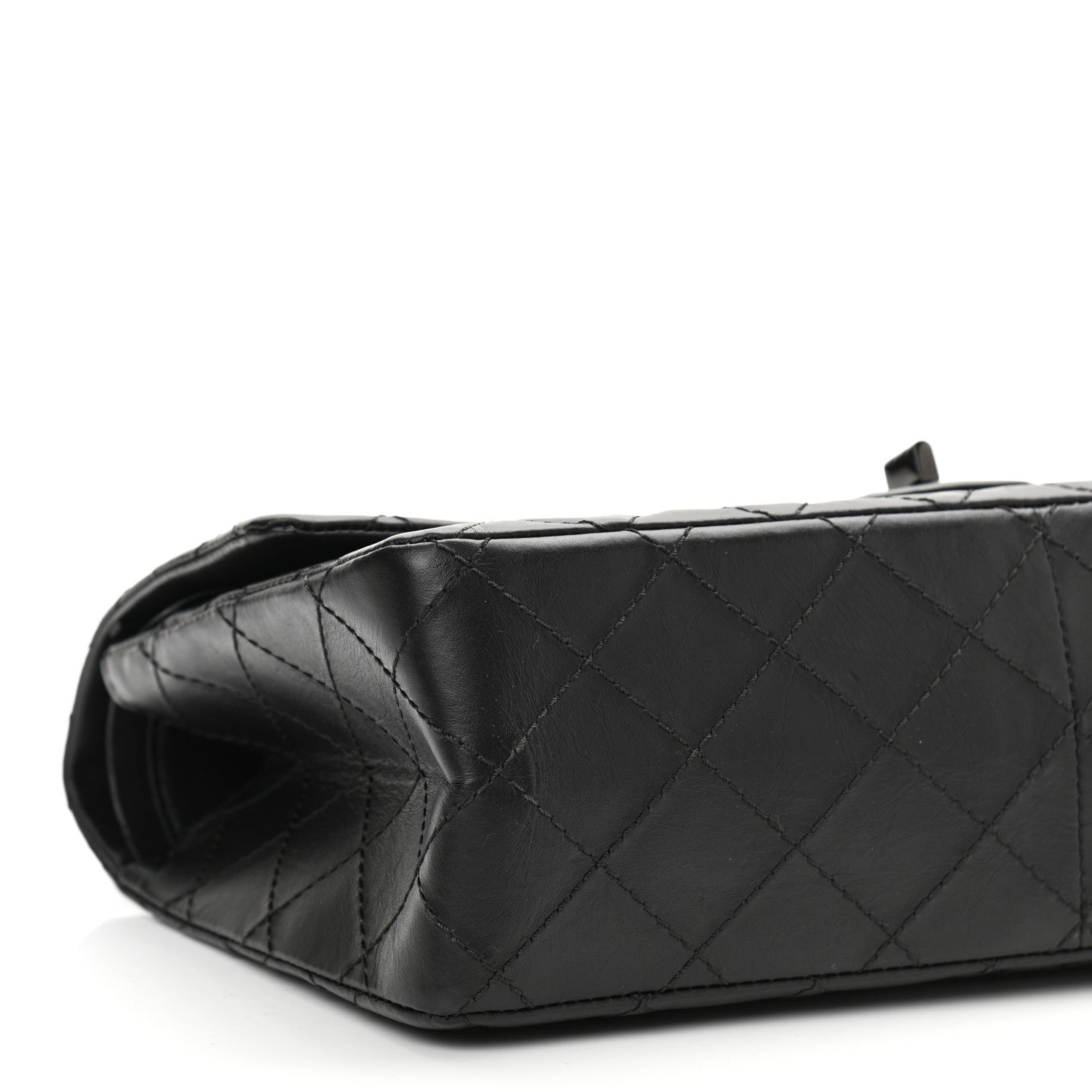 Chanel Aged Calfskin Quilted 2.55 Reissue 226 Flap So Black 9 of 11