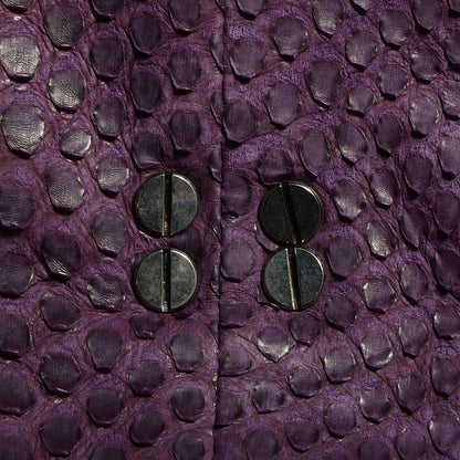 Proenza Schouler Python Medium PS1 Satchel Purple 14 of 15