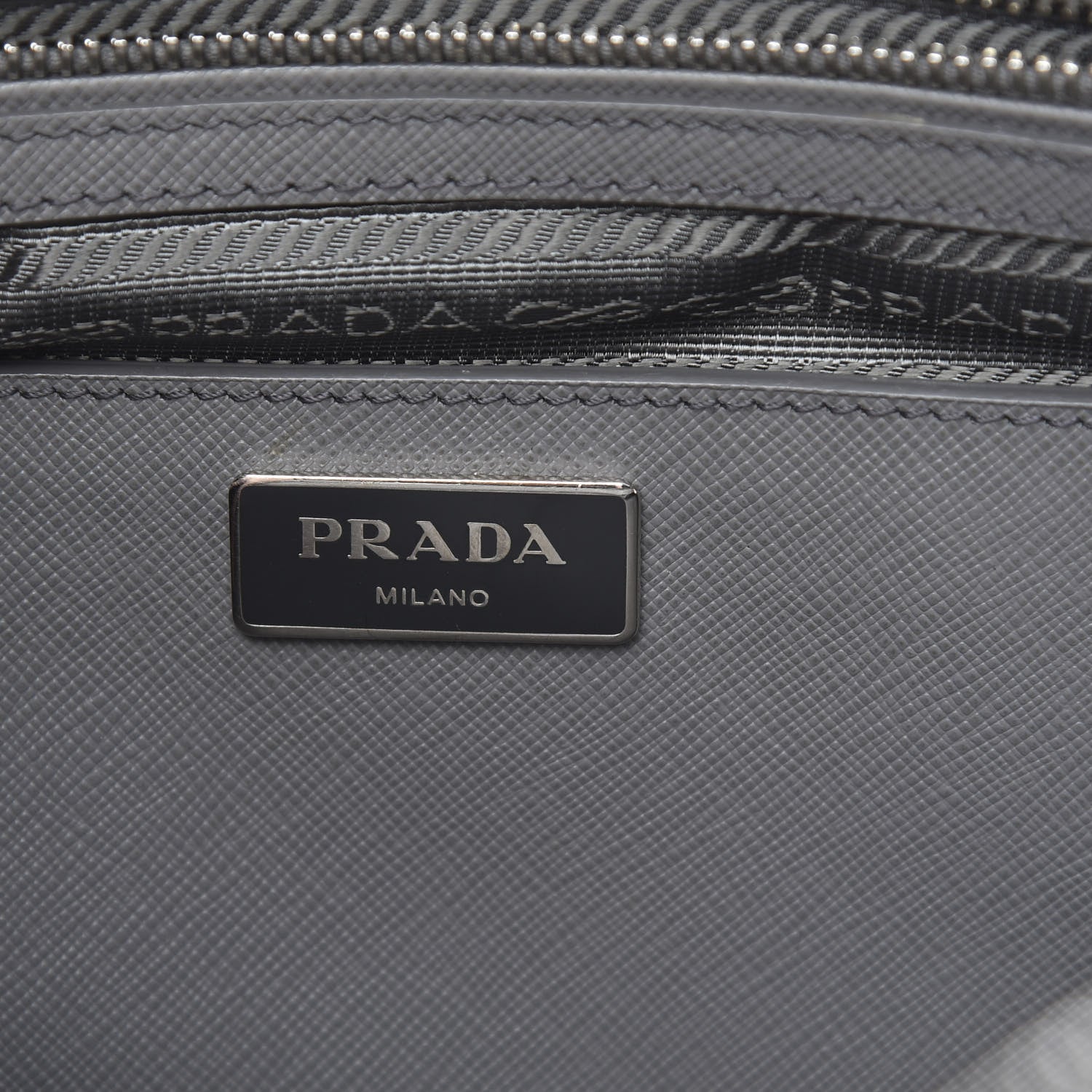 Prada Saffiano Medium Galleria Double Zip Tote Marmo 7 of 19