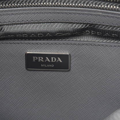 Prada Saffiano Medium Galleria Double Zip Tote Marmo 7 of 19