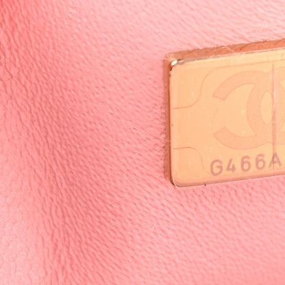 Chanel Tweed Quilted Mini Rectangular Flap Light Pink White 9 of 9
