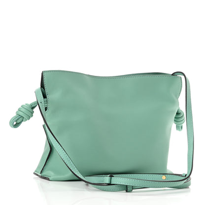 Loewe X Spirited Away Nappa Susuwatari Print Mini Flamenco Knot Clutch Fresh Mint 3 of 11