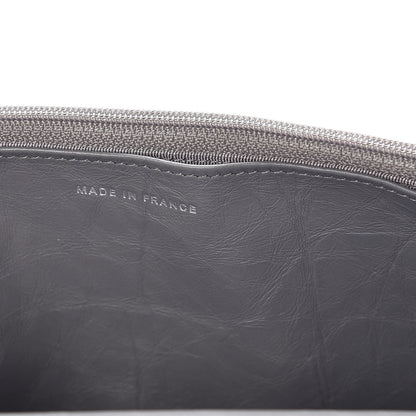 Chanel Aged Calfskin Quilted Reissue Wallet On Chain WOC Grey 7 of 14