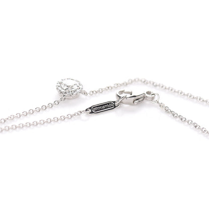 Tiffany Platinum Diamond Small Soleste Pendant Necklace 5 of 6