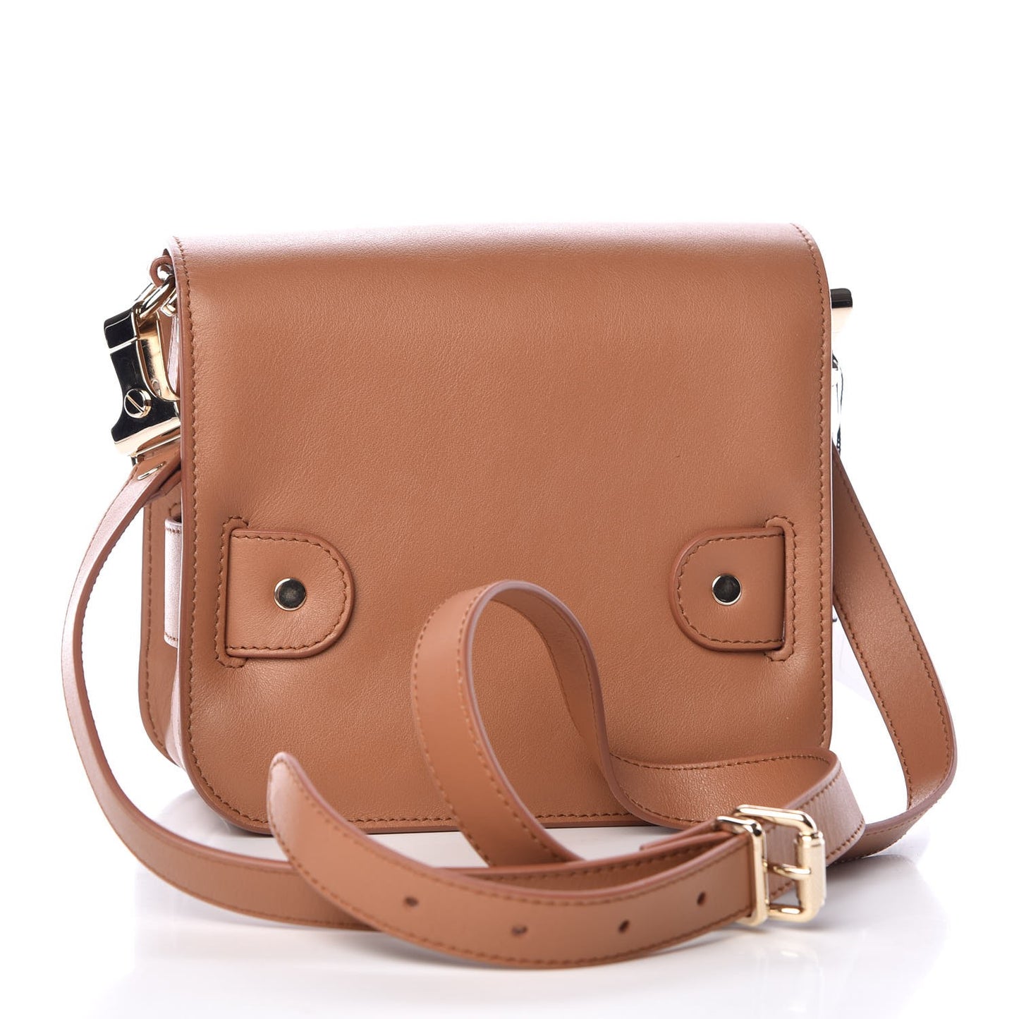 Calfskin PS11 Tiny Shoulder Bag Biscotti