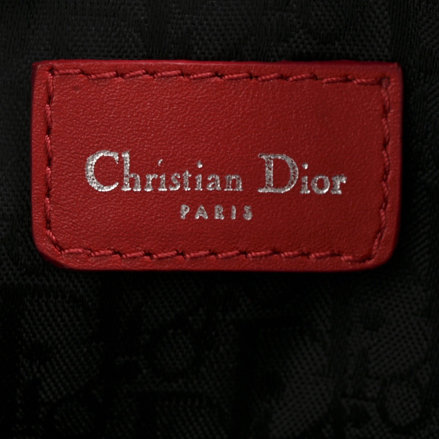 Christian Dior Canvas Hardcore Mini Saddle Pochette White Red