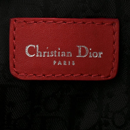 Christian Dior Canvas Hardcore Mini Saddle Pochette White Red 6 of 14