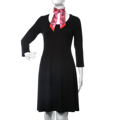 Hermes Silk Rocabar Twilly Rose Vif Bordeaux 2 of 5