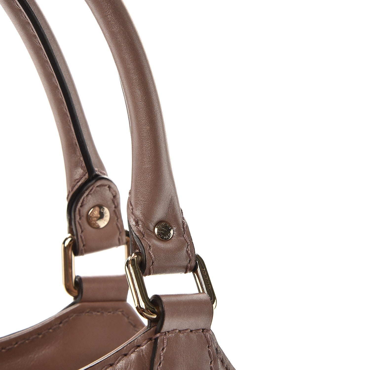 Gucci Metallic Microguccissima Medium Sukey Tote Dark Cipria 9 of 11