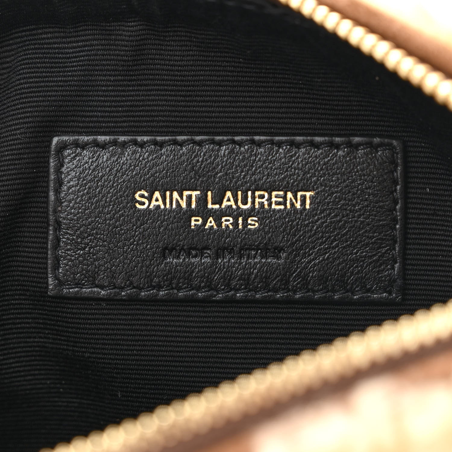 Saint Laurent Shearling Monogram Mini Sade Tube Bag Natural 6 of 10