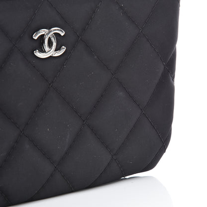 Chanel Nylon Quilted Small Cosmetic Case Black 11 of 11