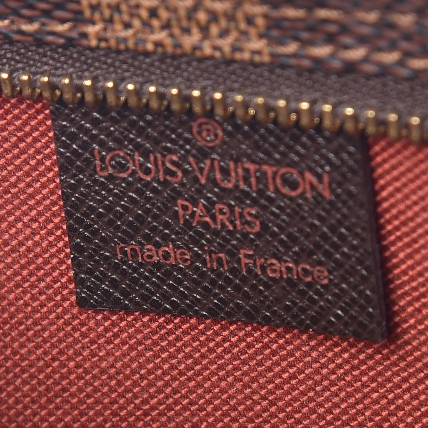 Damier Ebene Trousse Make Up Bag Pochette