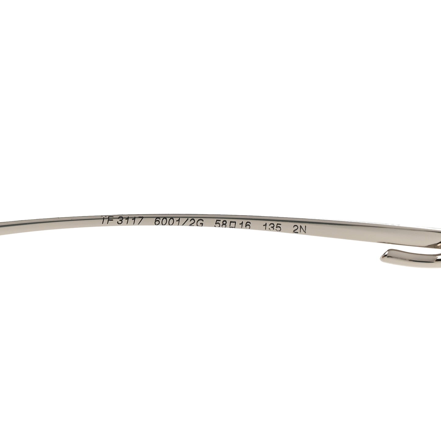 Metal Knot Sunglasses TF3117 Silver