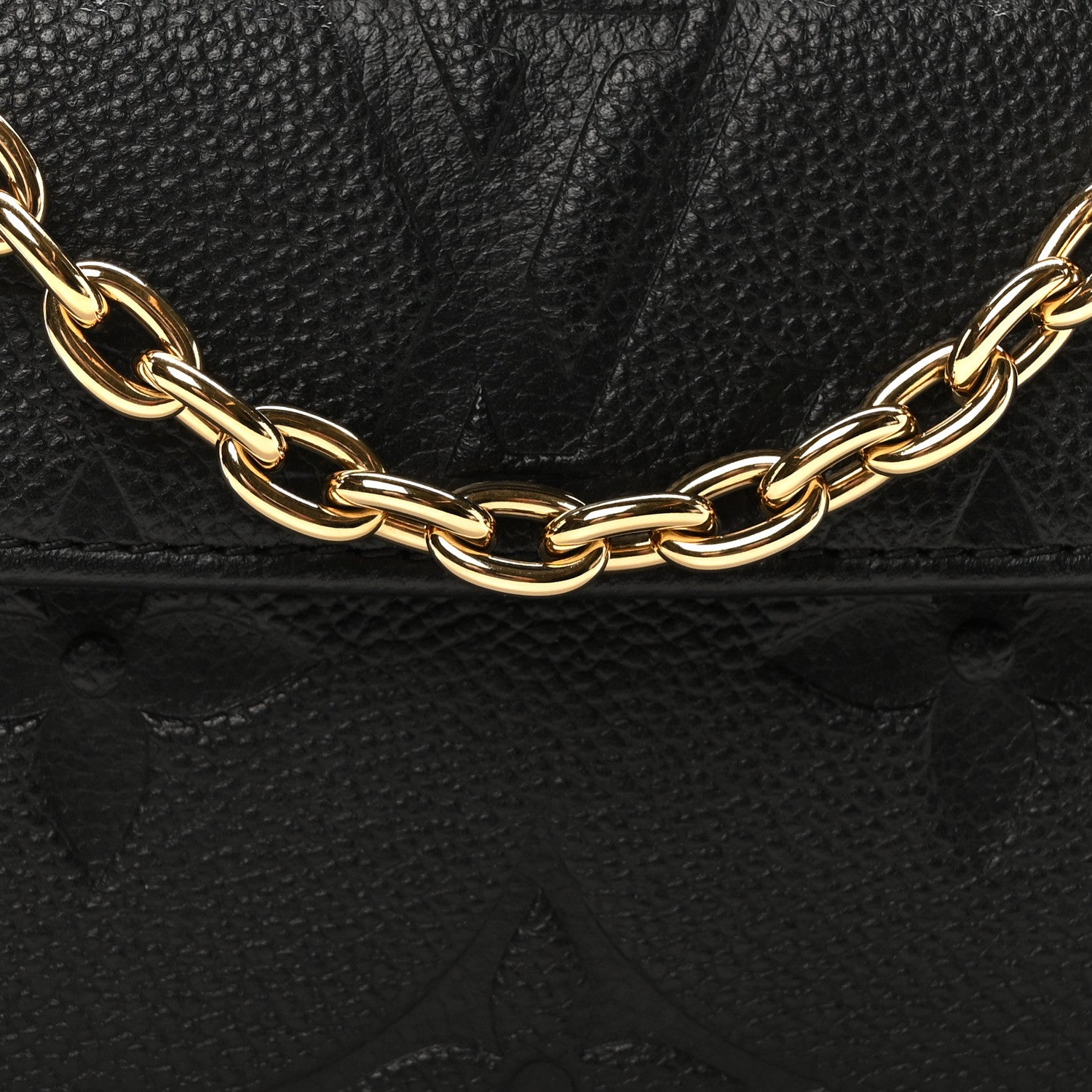 Louis Vuitton Empreinte Monogram Giant Ivy Wallet On Chain Black 7 of 9