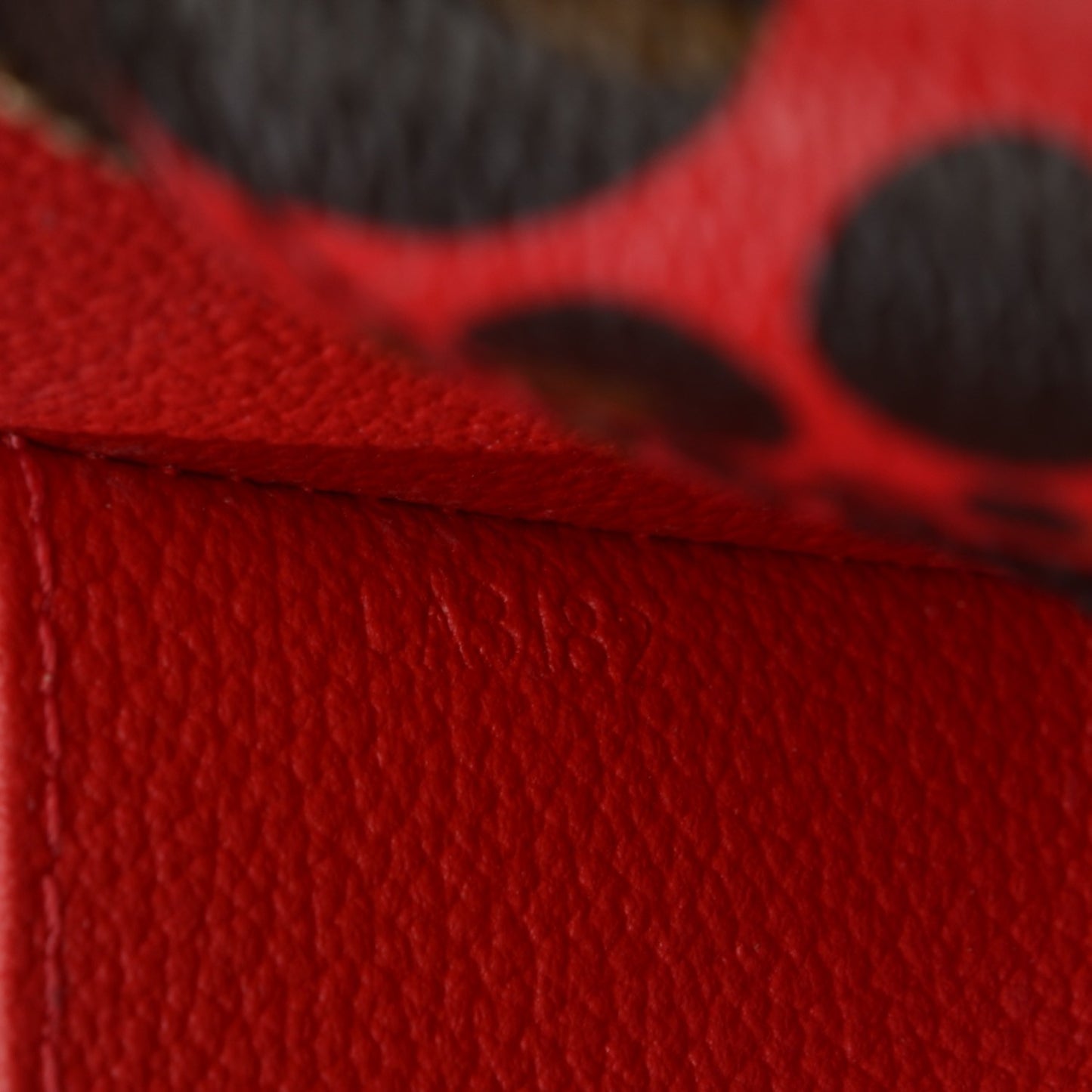 Monogram Kusama Pumpkin Dots Cosmetic Pouch Red