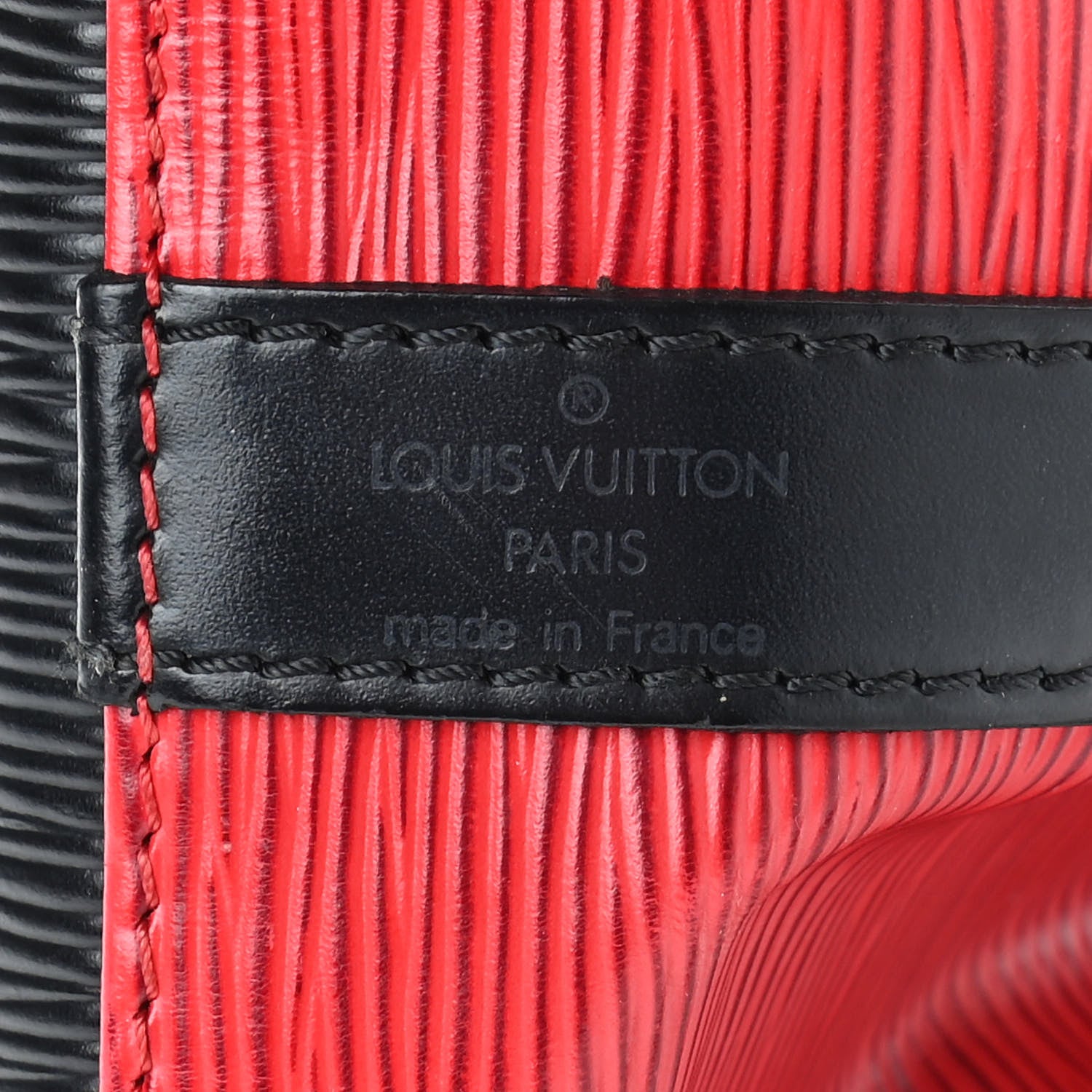 Louis Vuitton Epi Petit Noe Red Black 6 of 17